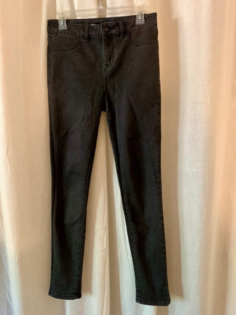 Karen Millen Black Skinny Stretch Jeans Women's US 6 UK 10 EU 38 Mid Rise